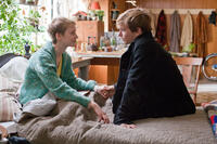 Mia Wasikowska as Annabel and Henry Hopper as Enoch in "Restless."
