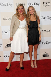 Director Lone Scherfig and Guest at the New York premiere of "One Day."