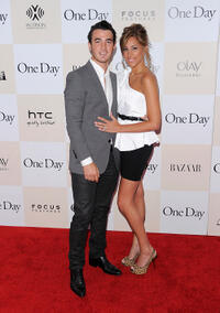 Musician Kevin Jonas and Danielle Deleasa at the New York premiere of "One Day."
