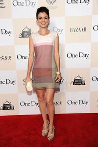 Nora Zehetner at the New York premiere of "One Day."