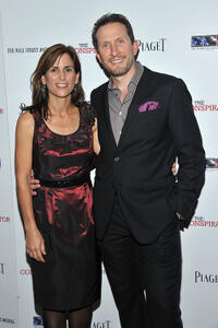 Producer Brian Falk and Guest at the New York premiere of "The Conspirator."