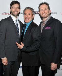 Producer Bill Holderman, executive producer Webster Stone and producer Brian Falk at the New York premiere of "The Conspirator."