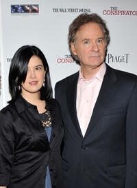 Phoebe Cates and Kevin Kline at the New York premiere of "The Conspirator."