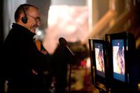 Director Danny Boyle on the set of "127 Hours."