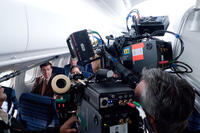 Ed Helms on the set of "Cedar Rapids."