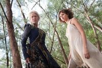 Helen Mirren and Felicity Jones in "The Tempest (2010)."