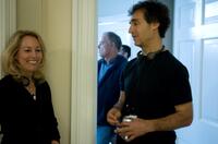 Valerie Plame and director Doug Liman on the set of "Fair Game."