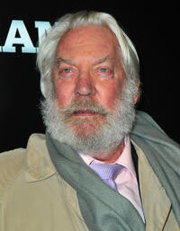Donald Sutherland at the California premiere of "The Mechanic."