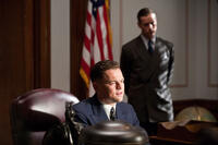 Armie Hammer as Clyde Tolson and Leonardo DiCaprio as J. Edgar Hoover in ``J. Edgar.''
