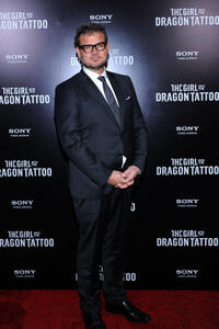 Yorick Van Wageningen at the New York premiere of "The Girl With The Dragon Tattoo."