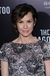 Embeth Davidtz at the New York premiere of "The Girl With The Dragon Tattoo."
