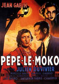 Poster art for "Pepe Le Moko."