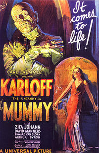 Poster art for "The Mummy."