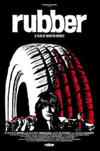 Poster art for "Rubber."