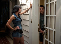Olivia Wilde as Brooke and Ty Burrell as Bob Pickler in "Butter."