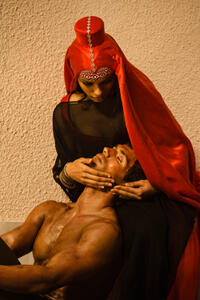 Freida Pinto and Henry Cavill in "Immortals."