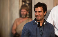 Director Tarsem Singh on the set of "Immortals."