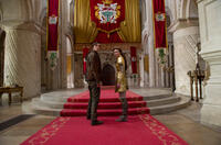 Nicholas Hoult as Jack and Eleanor Tomlinson as Isabelle in "Jack The Giant Slayer."