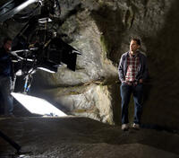 Director Bryan Singer on the set of "Jack The Giant Slayer."