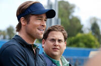 Brad Pitt and Jonah Hill in "Moneyball."