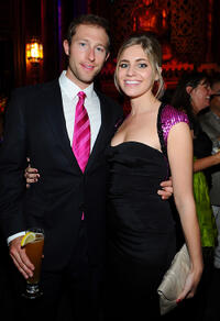 Casey Bond and Sarah Marince at the California premiere of "Moneyball."