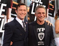 Joseph Gordon-Levitt and Tony Danza at the New York premiere of "Premium Rush."
