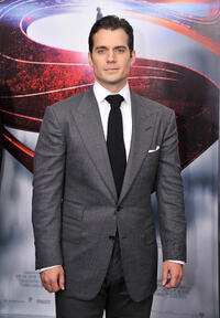 Henry Cavill at the "Man Of Steel" premiere in N.Y.