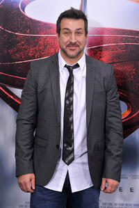 Joey Fatone at the "Man Of Steel" premiere in N.Y.