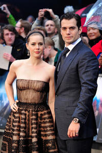 Amy Adams and Henry Cavill at the "Man Of Steel" premiere in London.