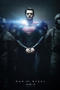 Poster art for "Man of Steel 3D."