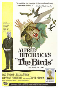 Poster art for "The Birds."