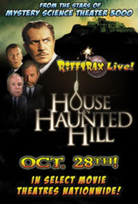 Poster art for "RiffTrax LIVE: House on Haunted Hill."