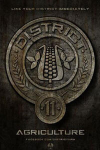 Poster art for "The Hunger Games."