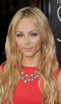 Laura Vandervoort at the California premiere of "This Means War."