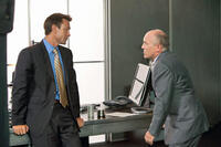 Grant Bowler as Henry Rearden and Armin Shimerman as Dr. Potter in "Atlas Shrugged."