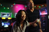 Sandra Oh as Gaby and Aaron Eckhart as Howie in "Rabbit Hole."