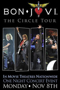 Poster art for "Bon Jovi - The Circle Tour."