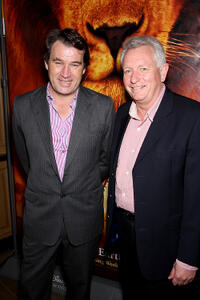 Director Alastair Fothergill and director Keith Scholey at the New York premiere of "African Cats."