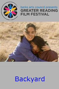 Poster art for Reading Film Festival screening of "Backyard"