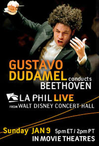 Poster art for "LA Phil Live: Dudamel conducts Beethoven."