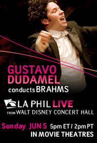 Poster art for "LA Phil Live: Dudamel conducts Brahms."