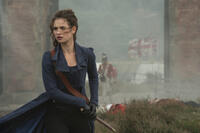 Lily James as Elizabeth Bennet in "Pride and Prejudice and Zombies."