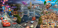 Poster art for "Cars 2."
