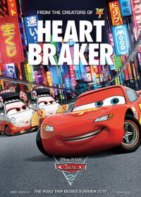 Poster art for "Cars 2."