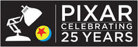 Pixar's 25th Anniversary Logo.