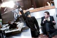 Jay Chou as Kato and Seth Rogen in "The Green Hornet."