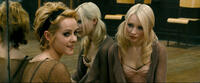 Jena Malone as Rocket and Emily Browning as Babydoll in "Sucker Punch."