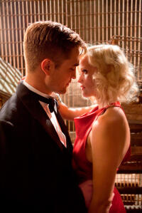Robert Pattinson as Jacob and Reese Witherspoon as Marlena in "Water for Elephants."