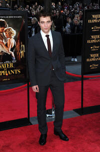 Robert Pattinson at the New York premiere of "Water for Elephants."