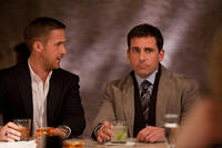 Ryan Gosling as Jacob Palmer and Steve Carell as Cal Weaver in "Crazy, Stupid, Love."